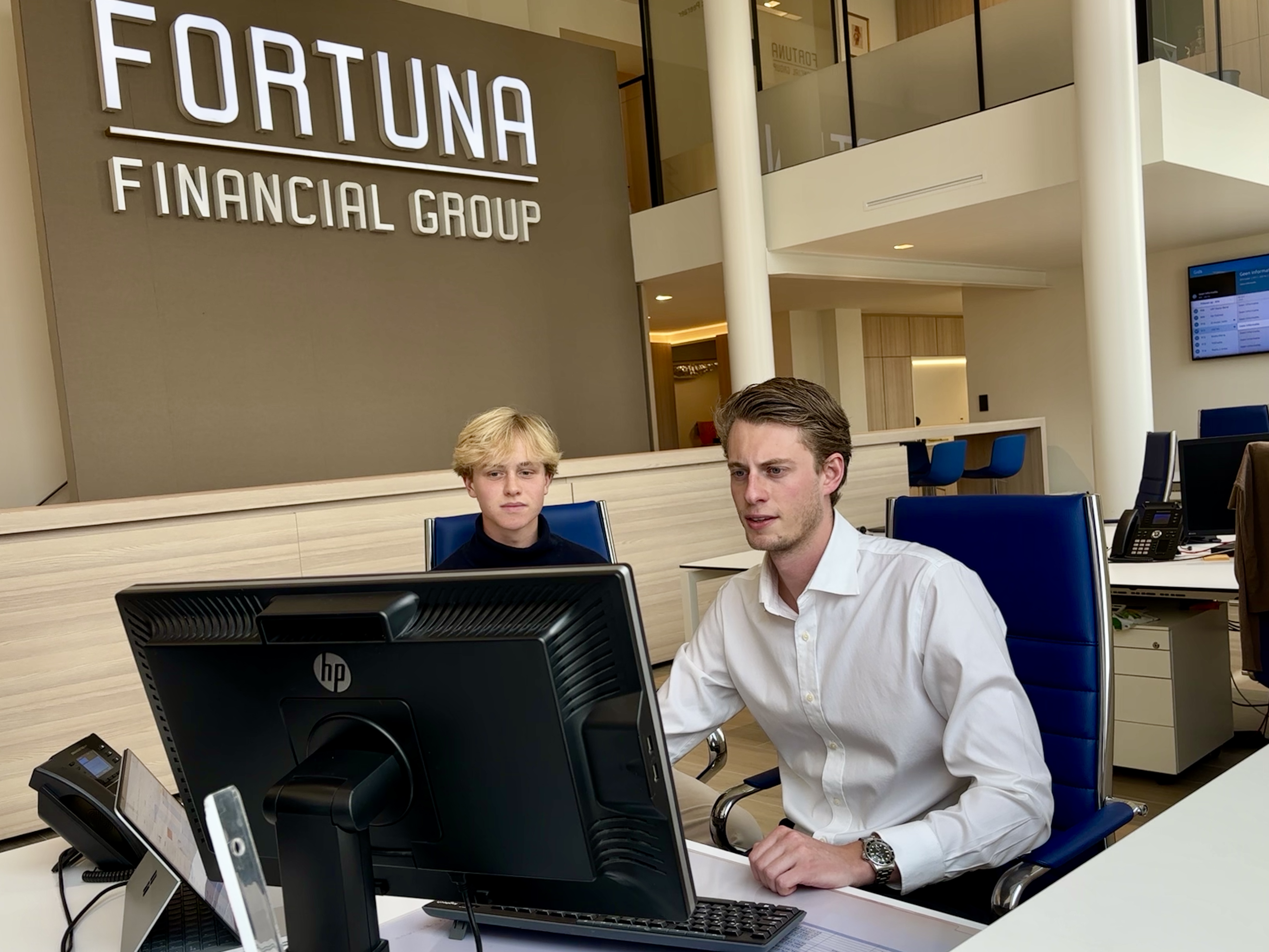 Student en mentor bij Fortuna Financial Group